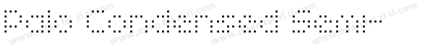 Palo Condensed Semi字体转换